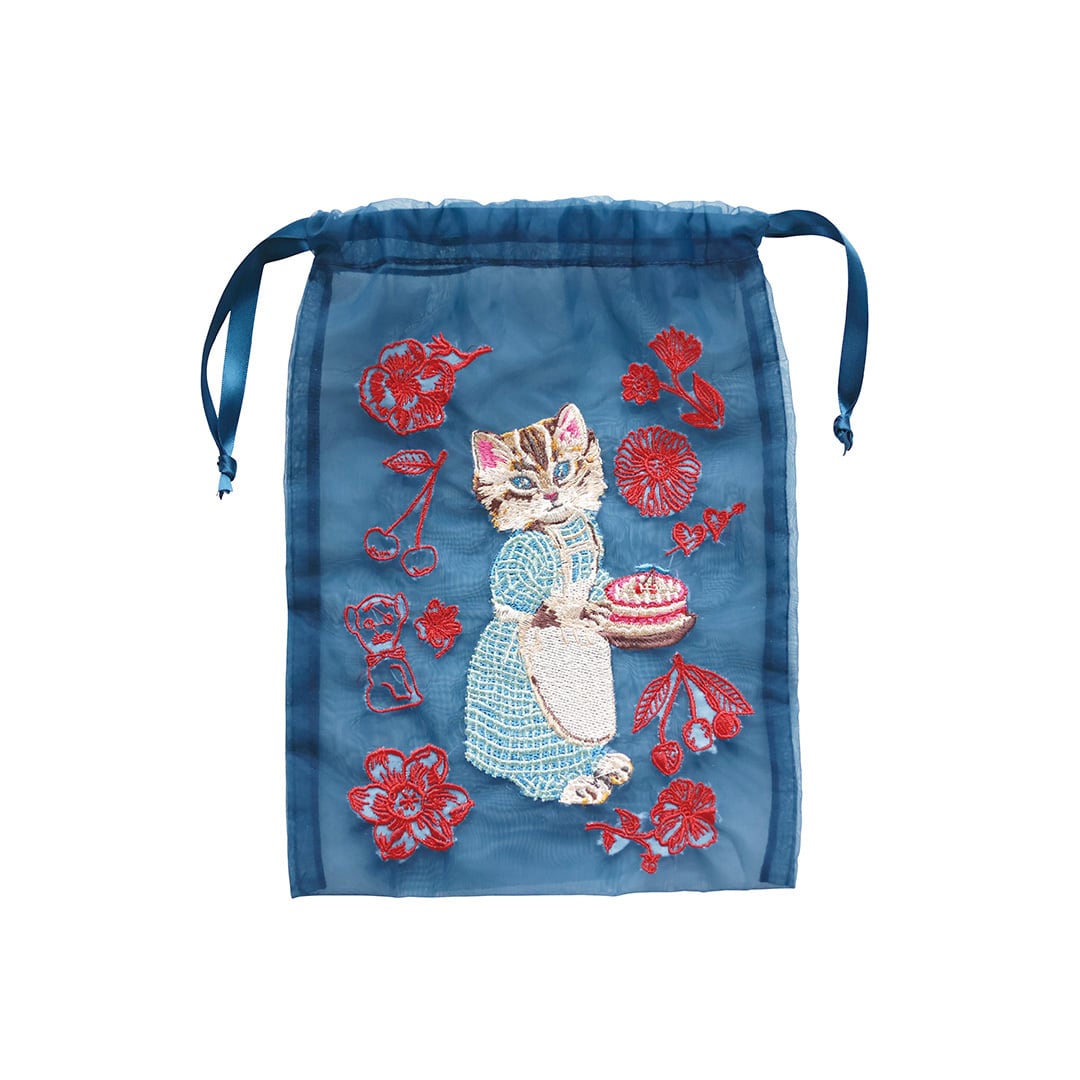 Nathalie Lete Organdy Drawstring Pouch