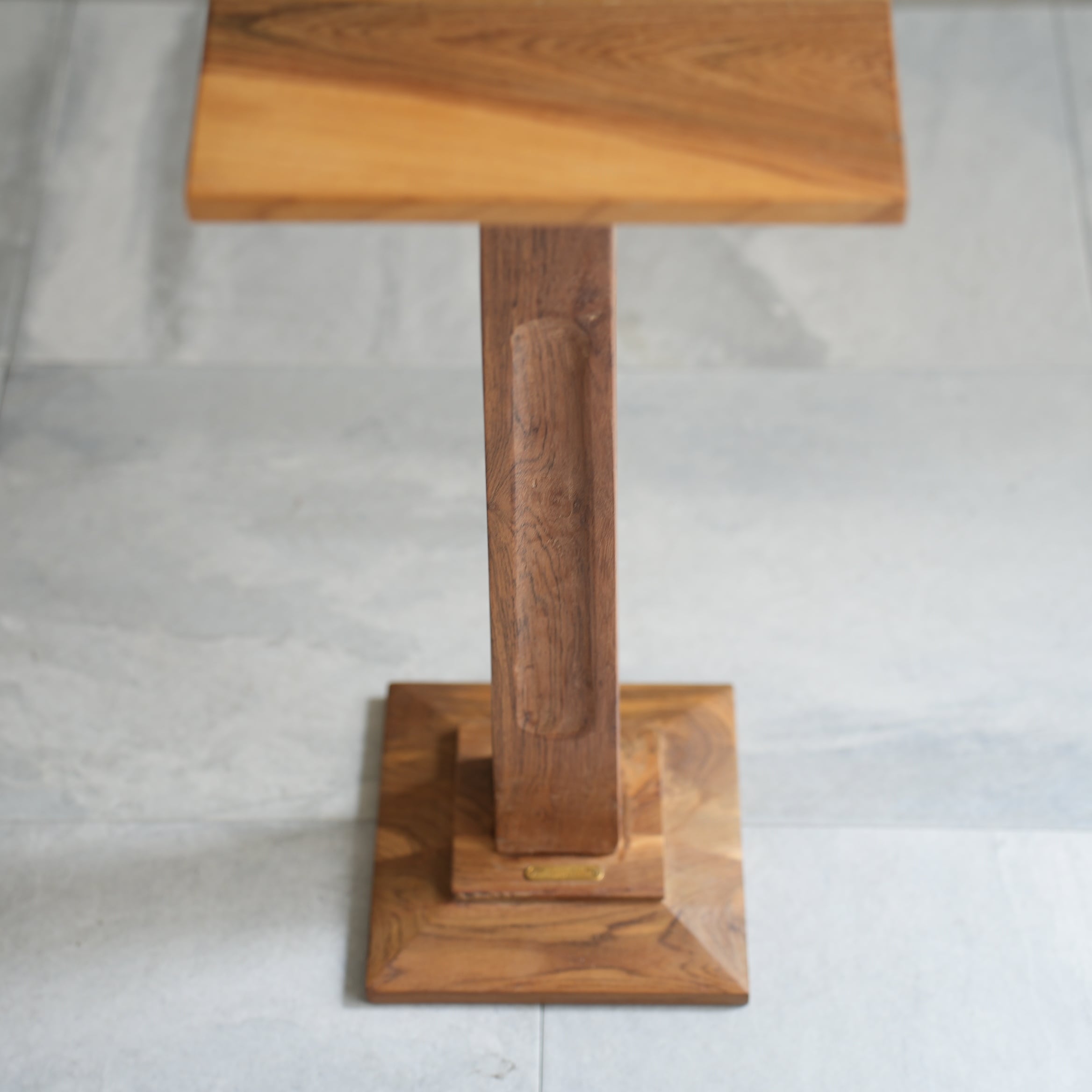 WOODEN SIDE TABLE