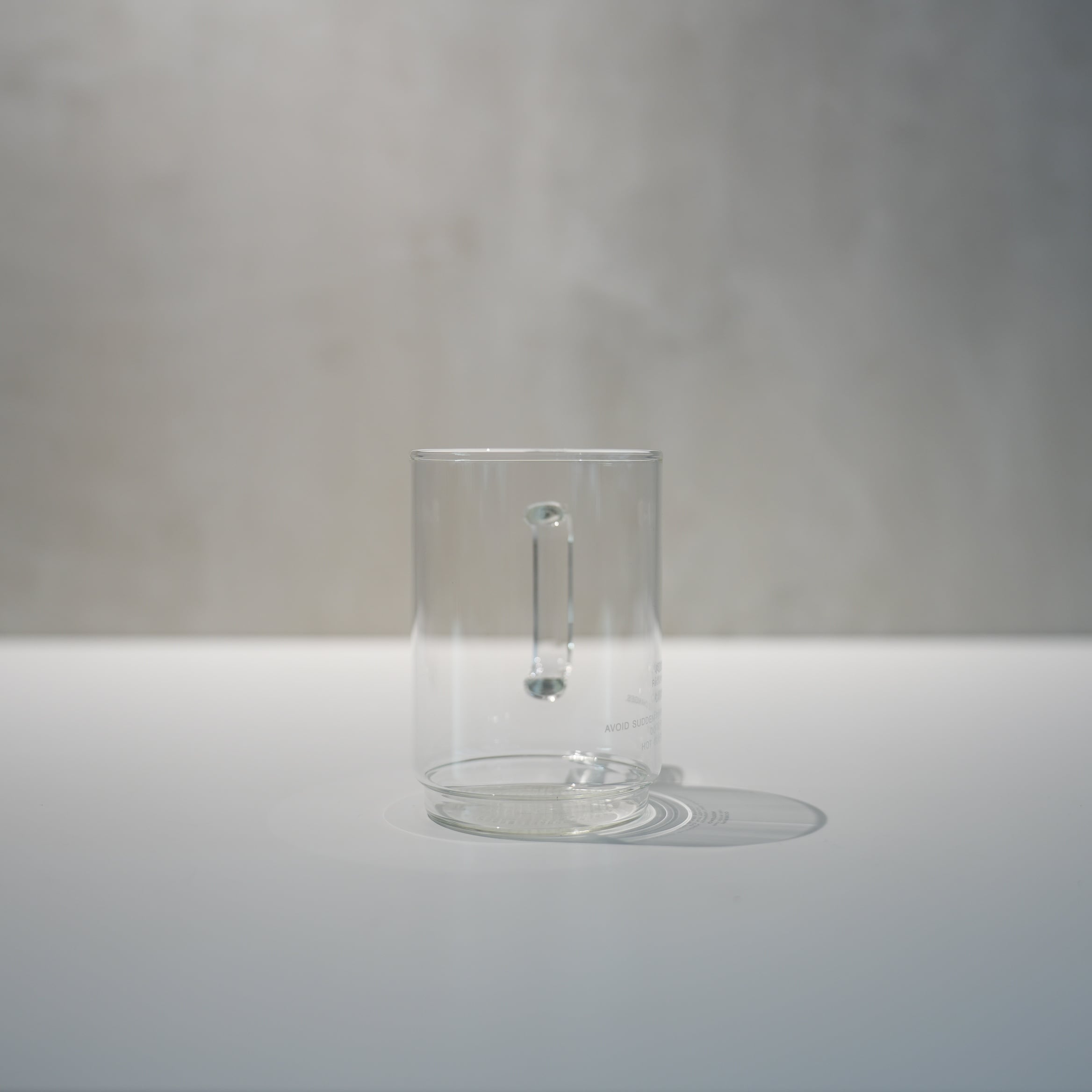 BOROSILICATE GLASS MUG / Shallow Stacking