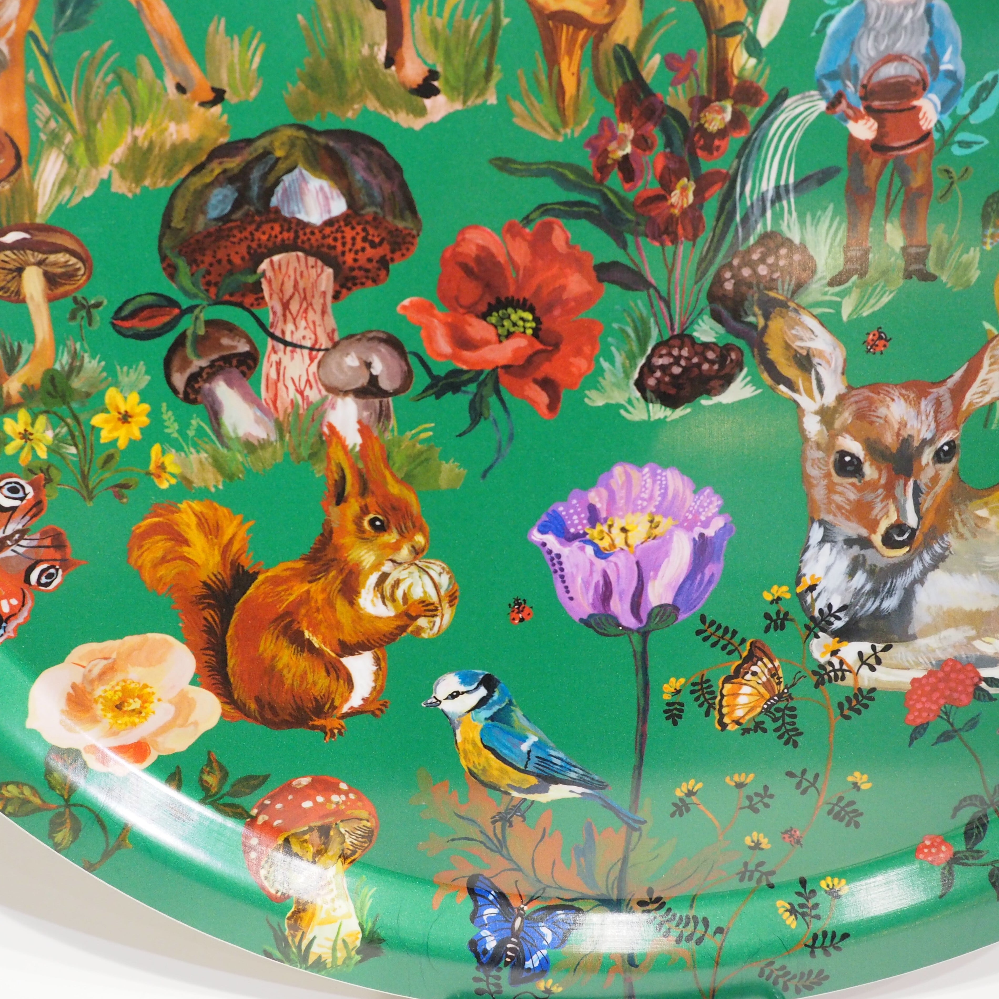 Nathalie Lete　Bambi Round Tray