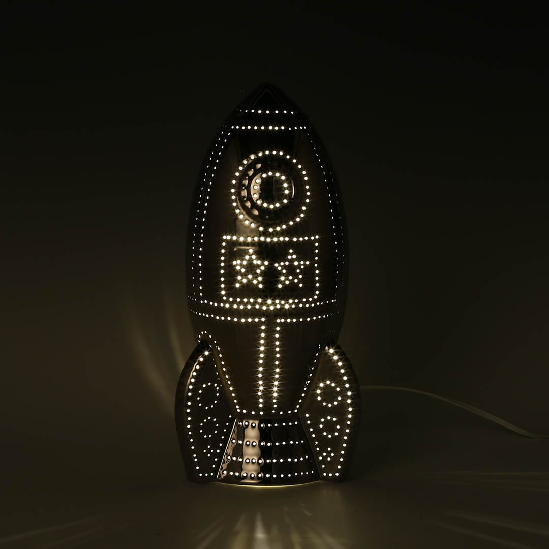 PORCELAIN ROCKET LIGHT