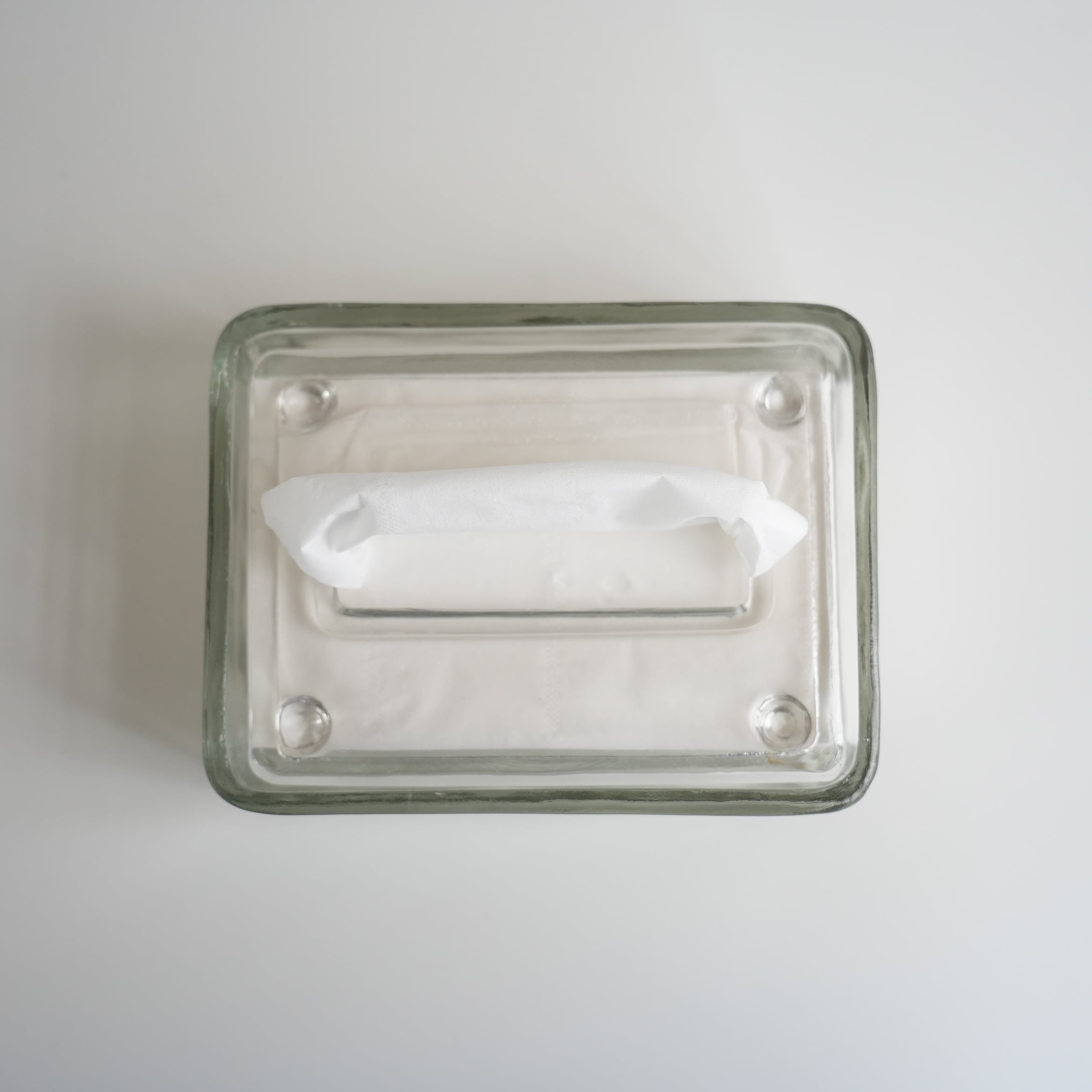 Glass Compact Tissue Case