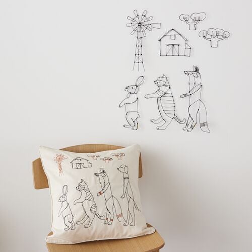 HAyU Cushion Cover　Our Animal Friends