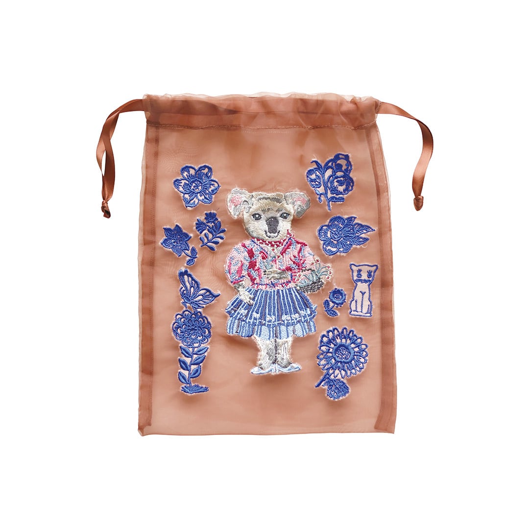 Nathalie Lete Organdy Drawstring Pouch