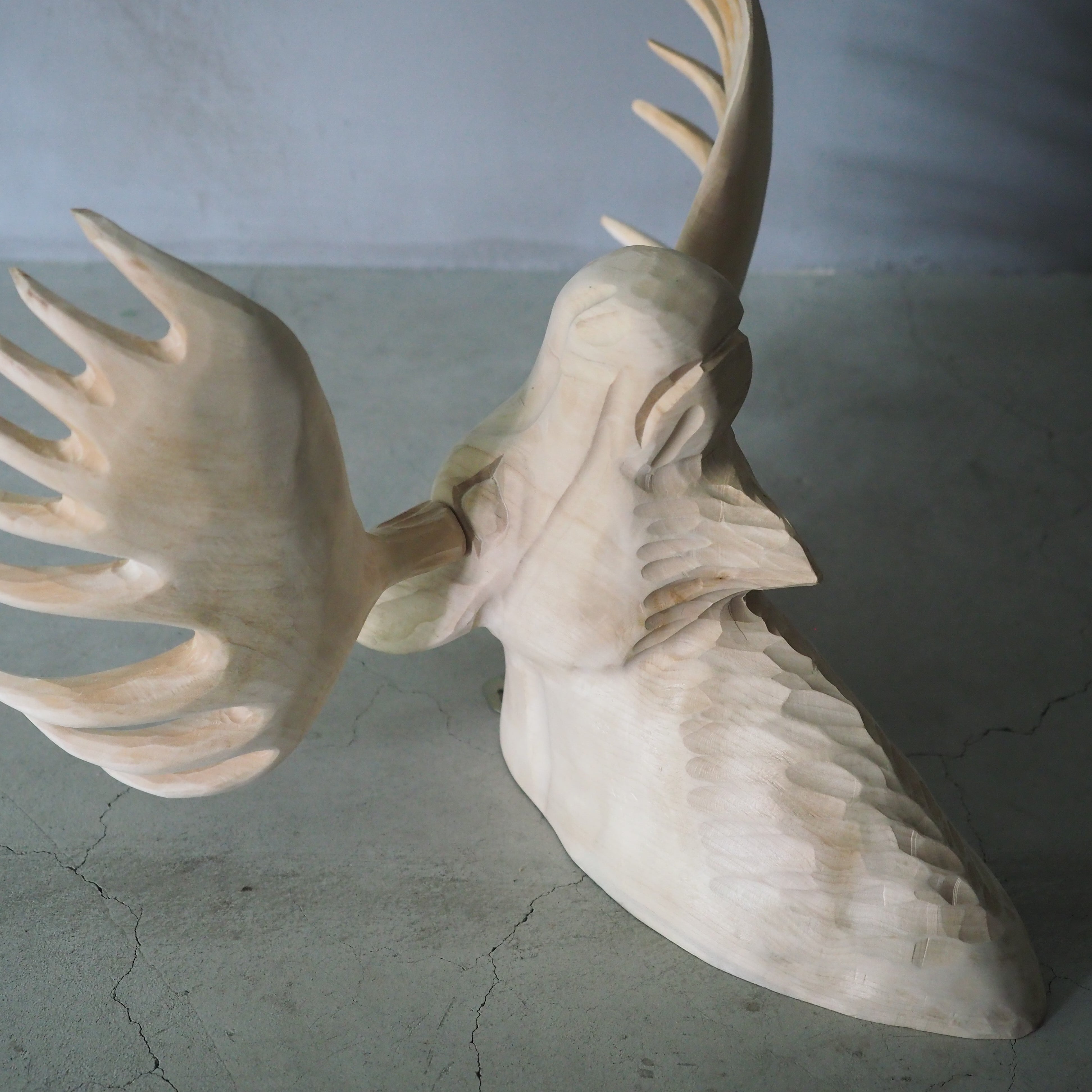 Wood Animal Head / Moose