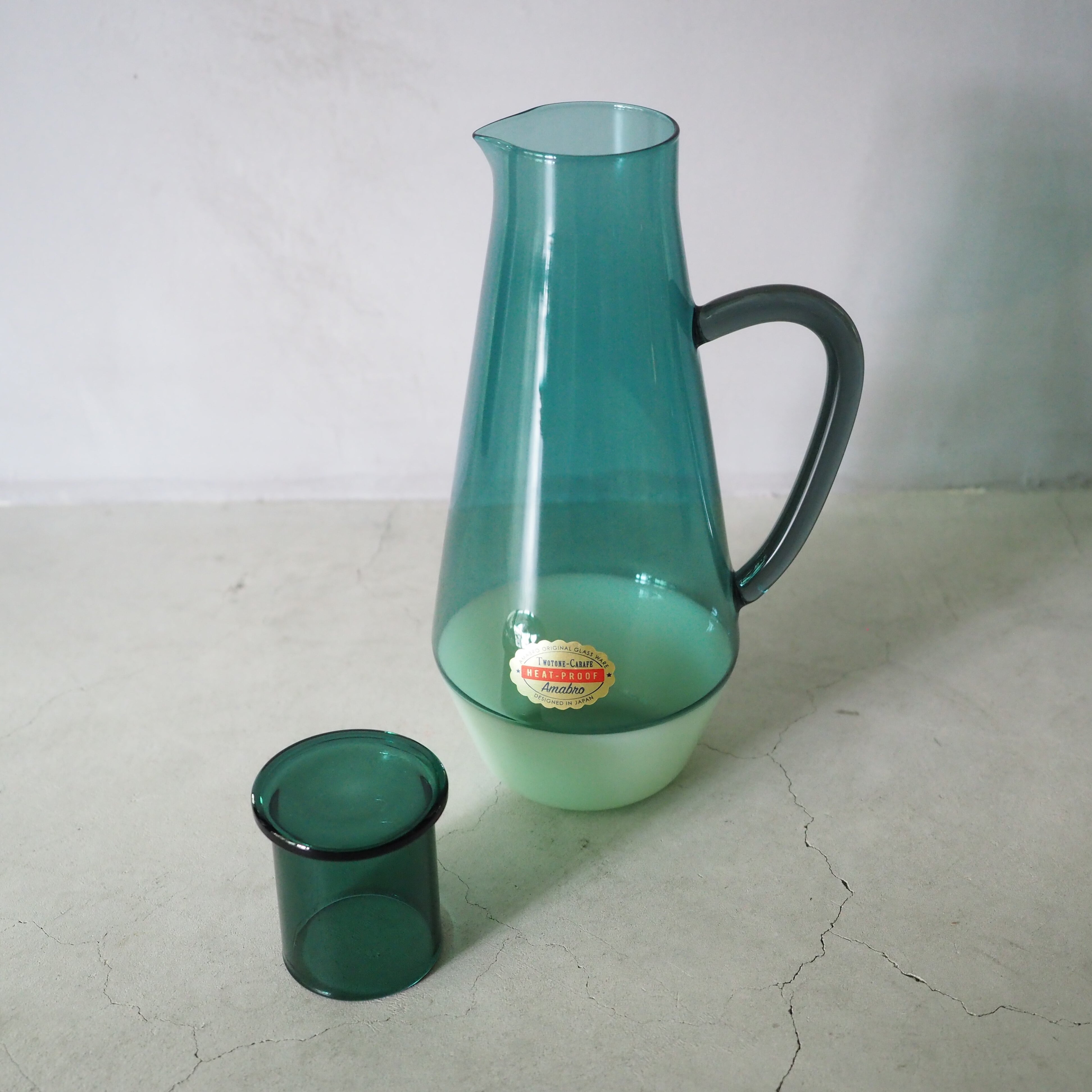 TWO TONE CARAFE　Green