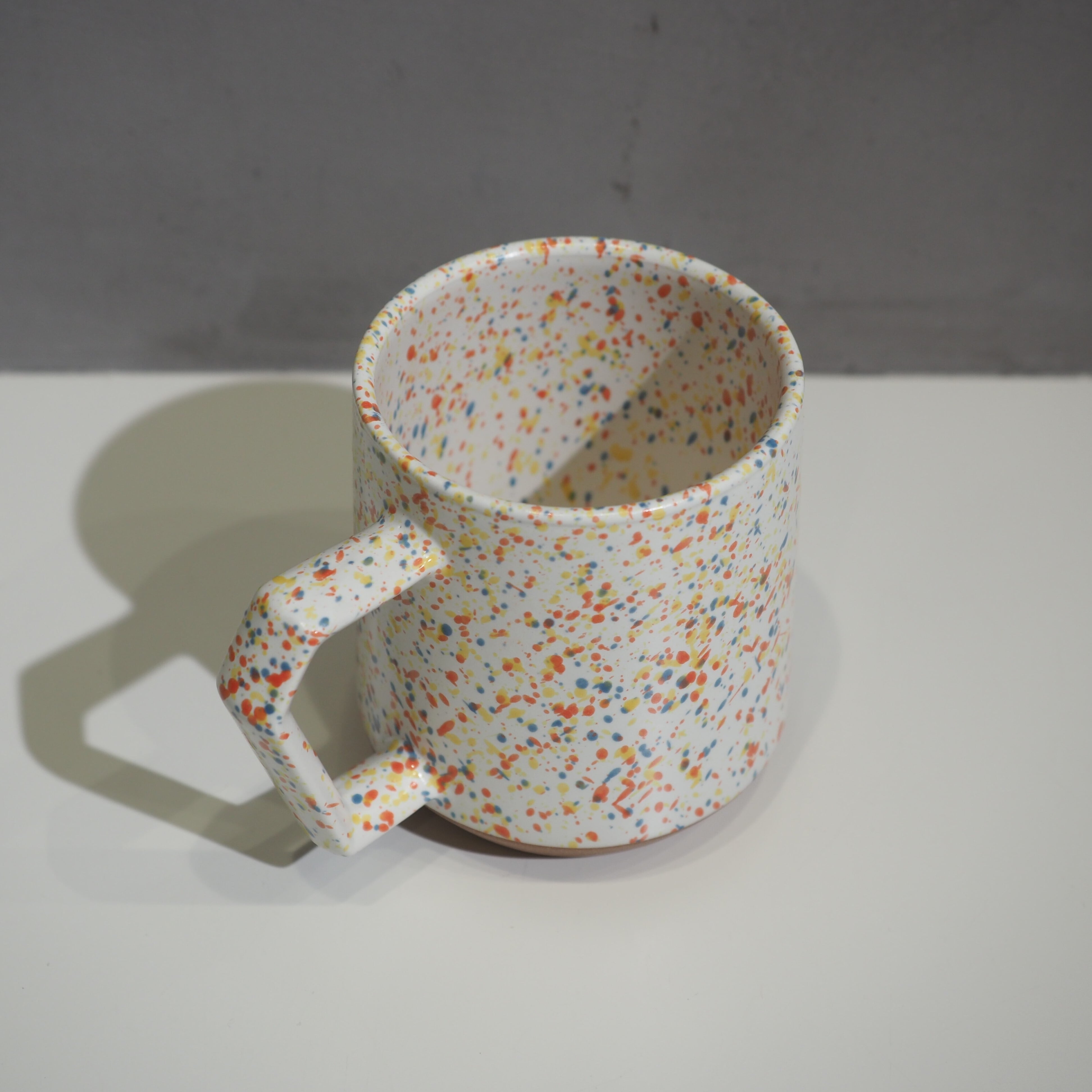 CHIPS MUG SPLASH　WHITE-ORANGE