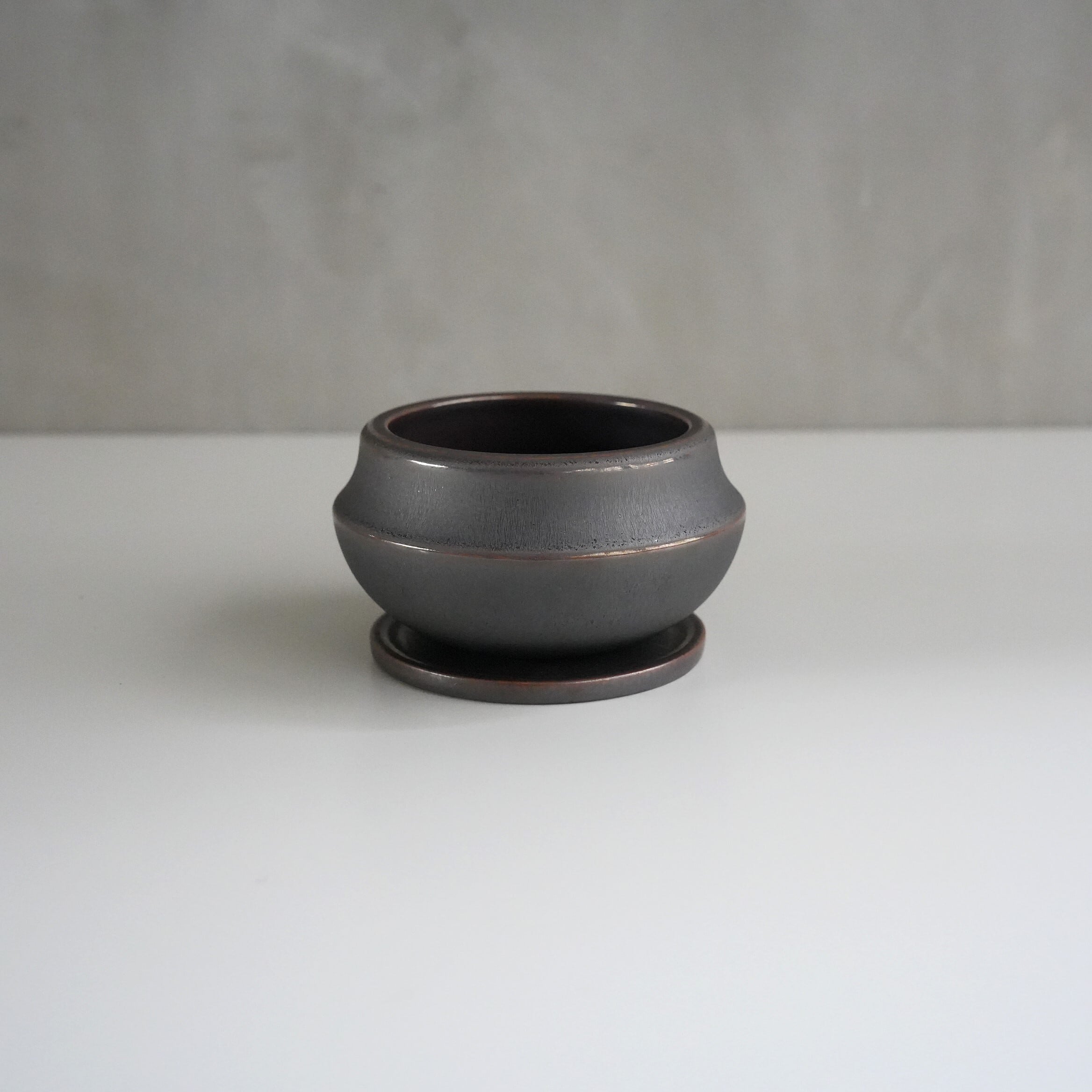 Alloy Pot&Saucer　M（low）