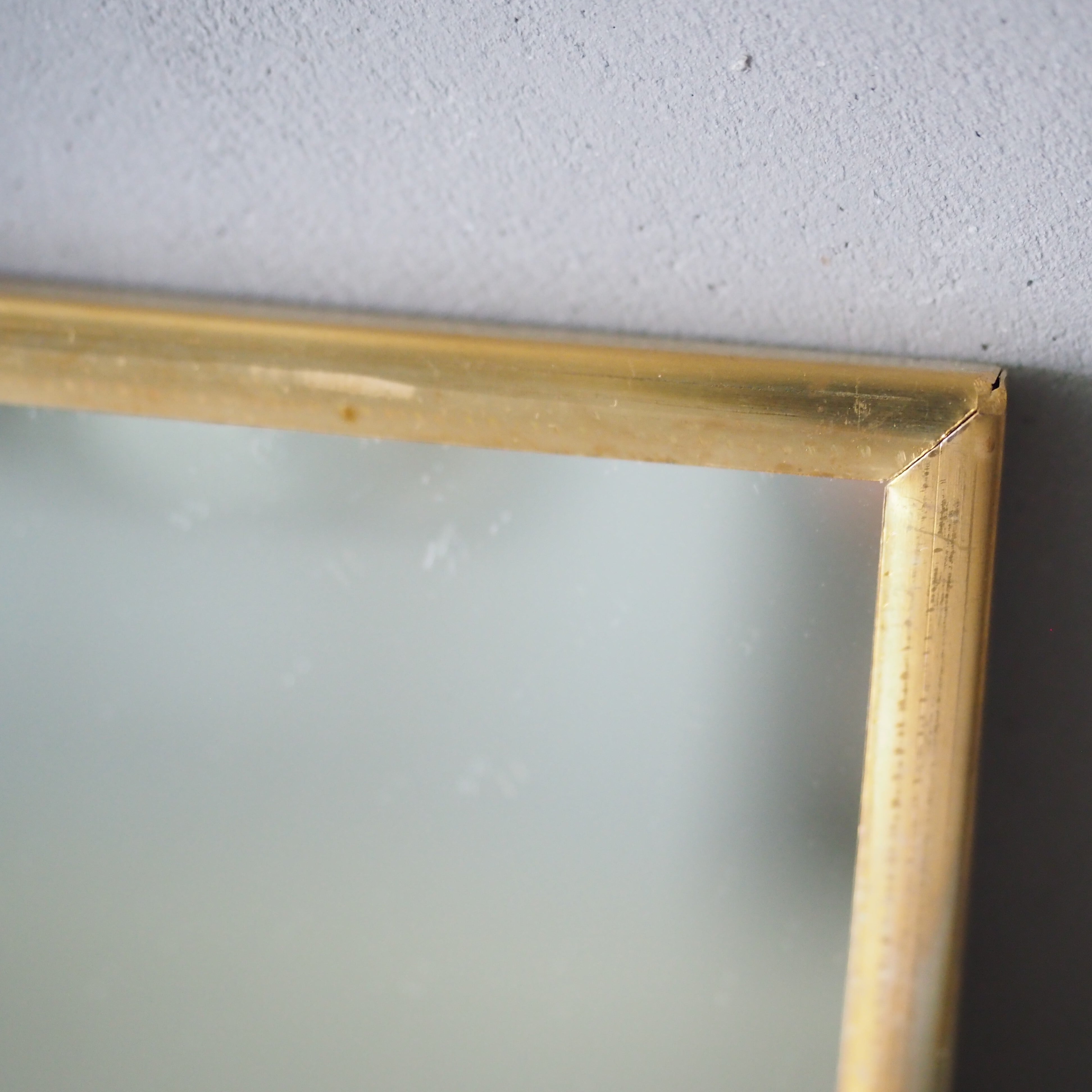 Odier Brass Mirror Rectangle