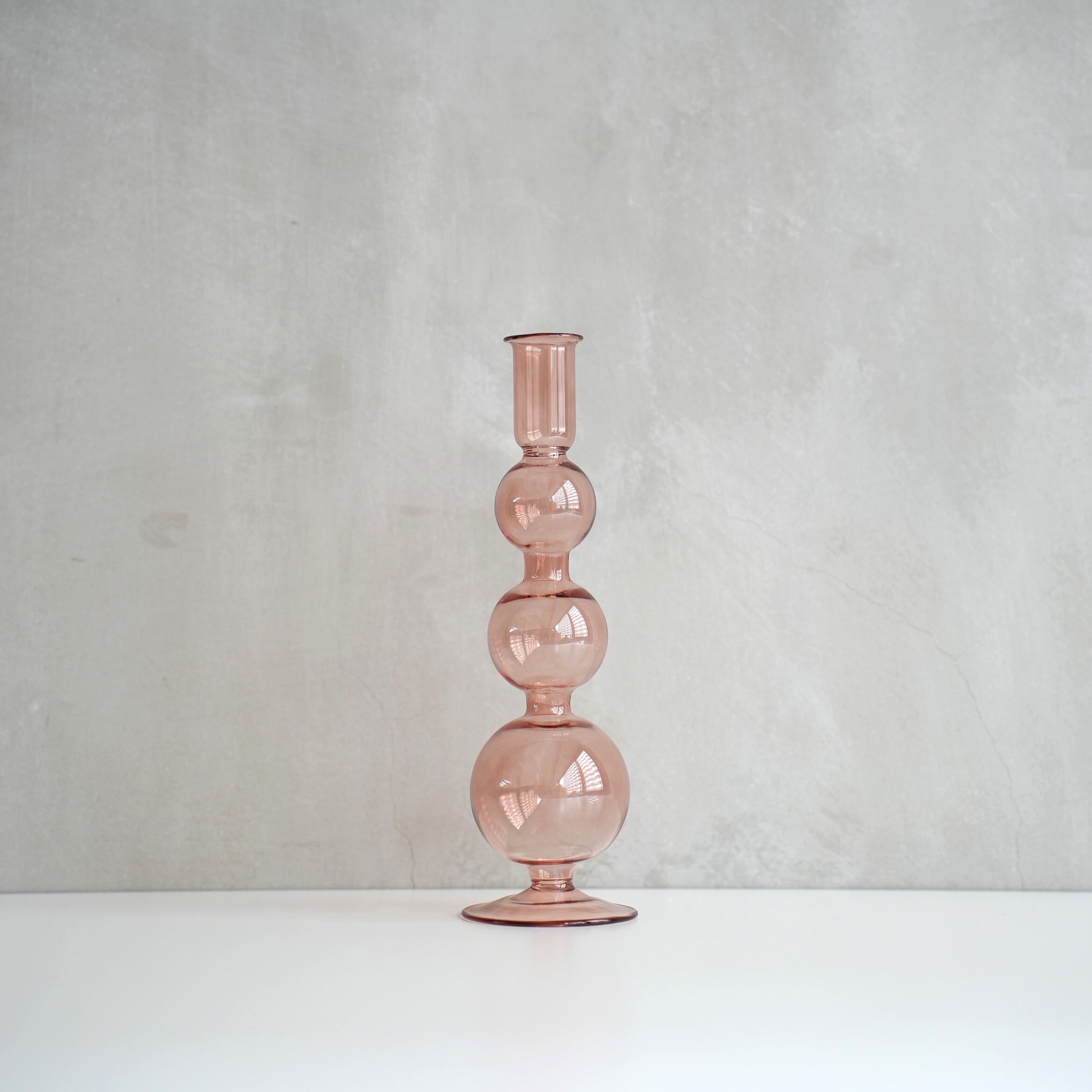 Lisa Glass Vase　Pink