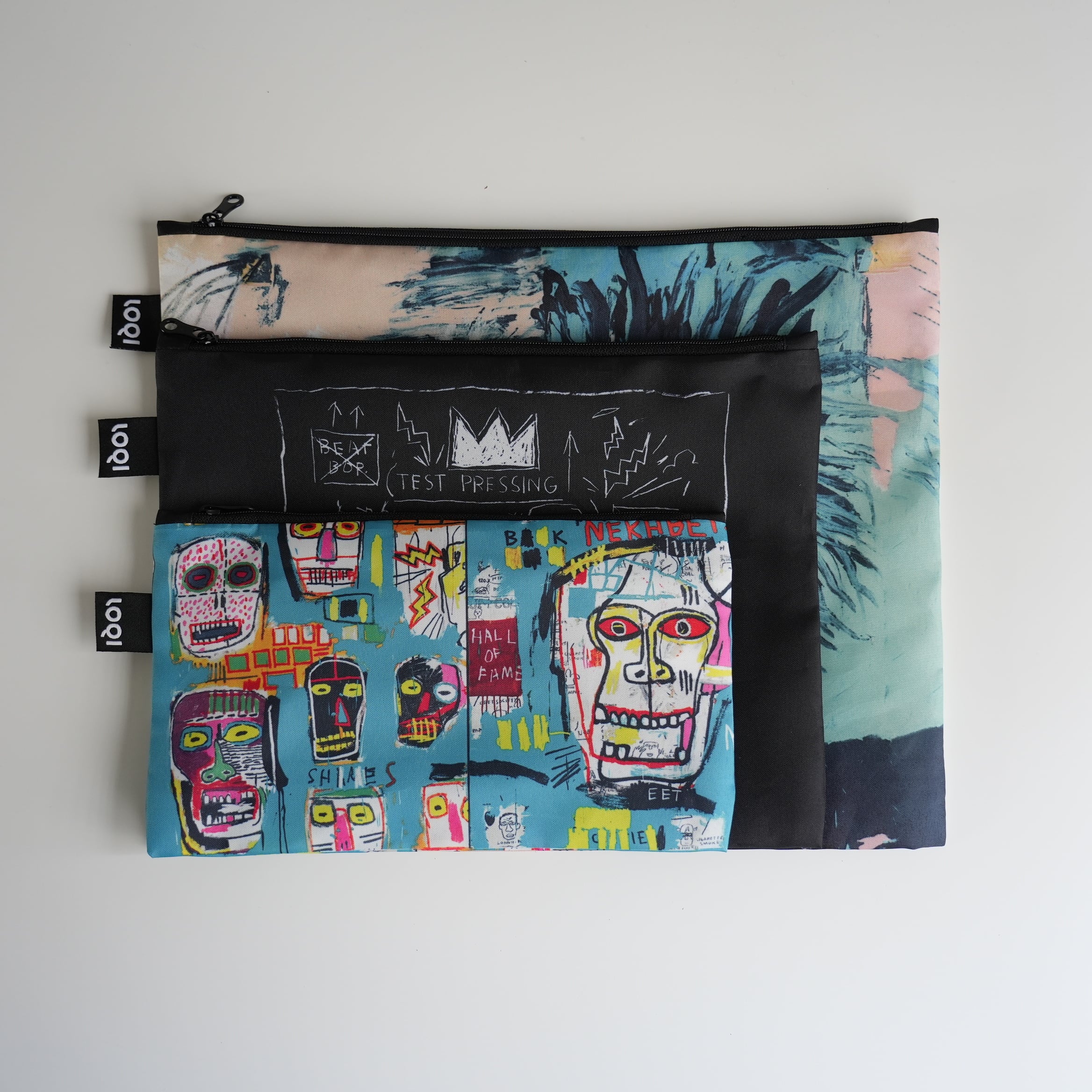 Zip Pouch Set  BASQUIAT