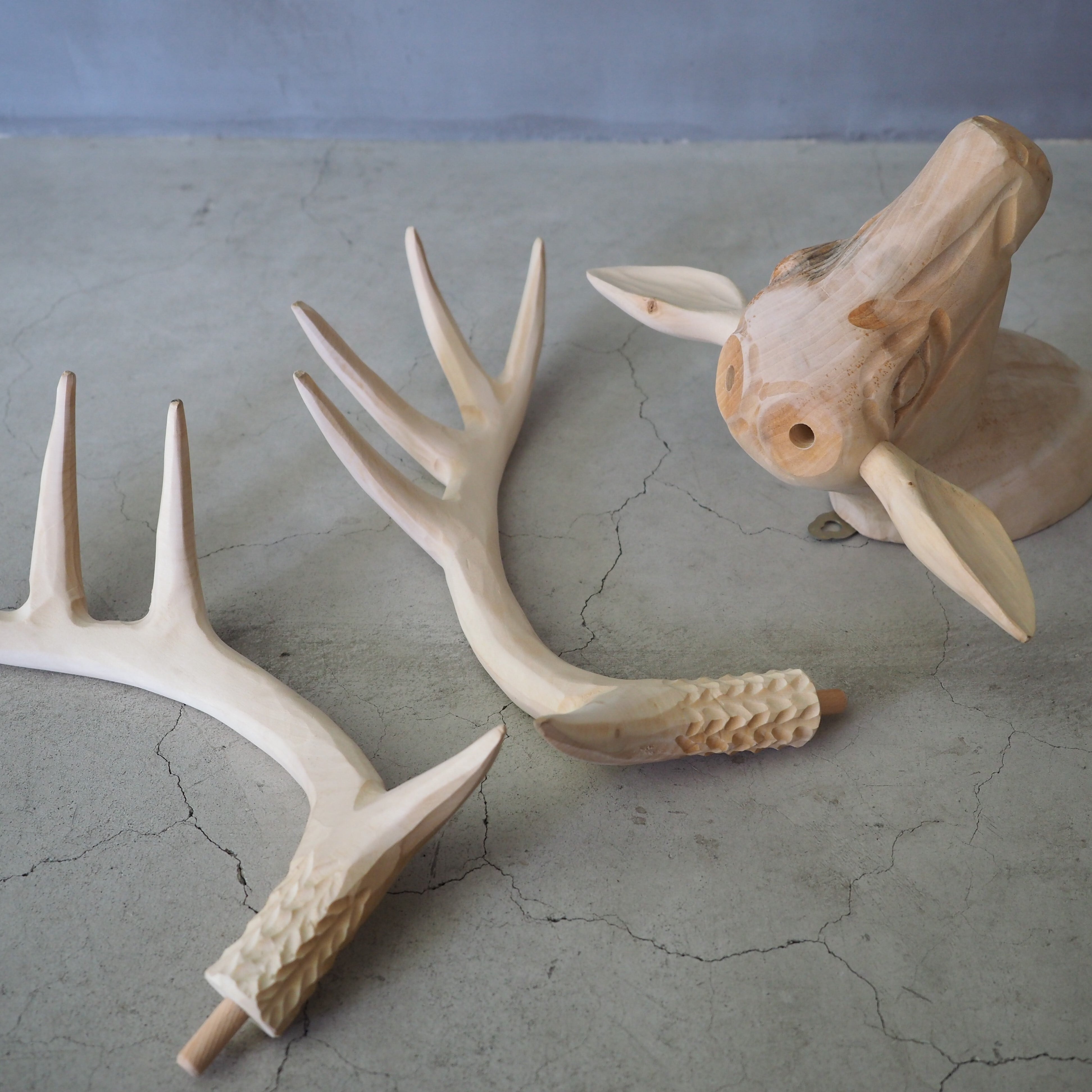 Wood Animal Head / Deer