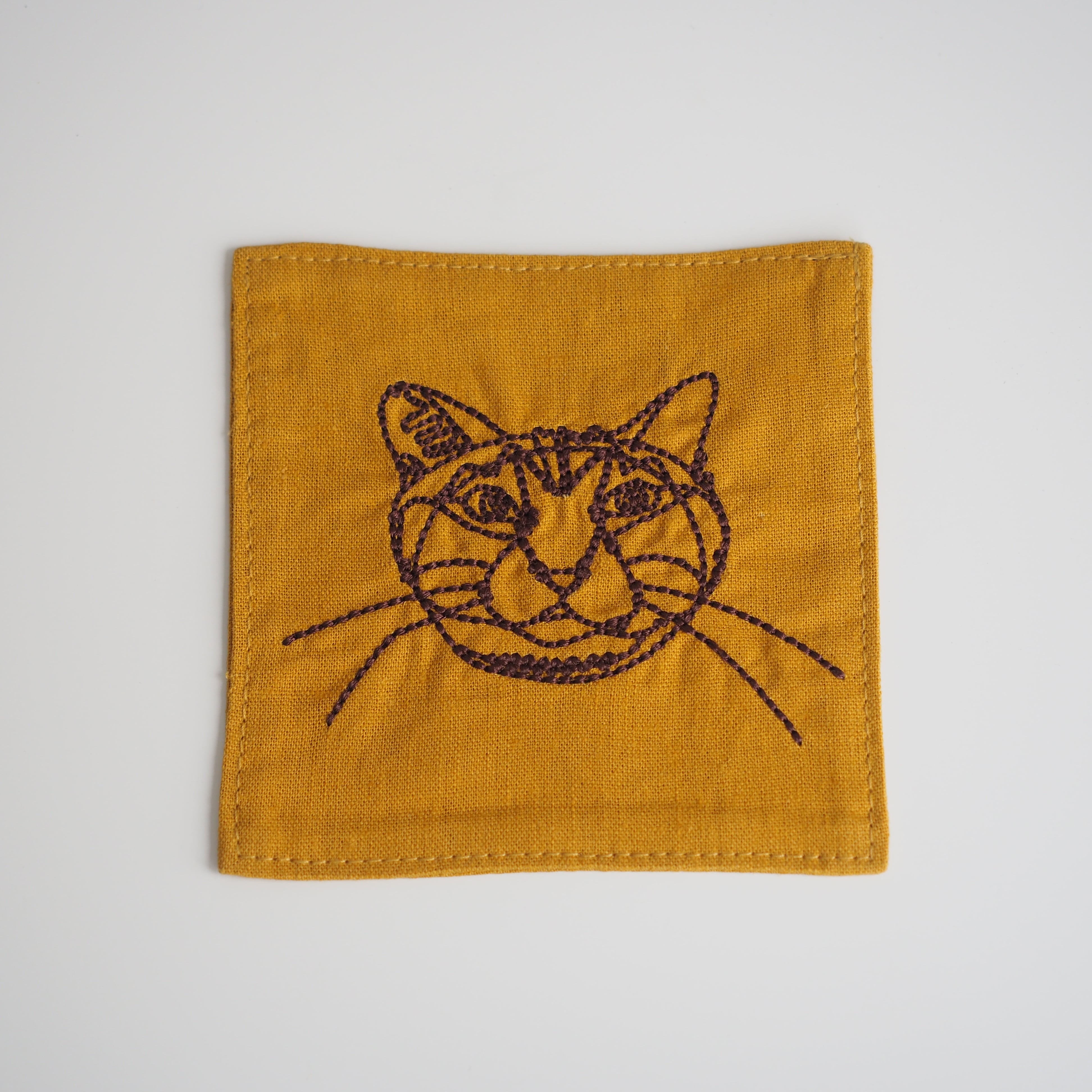 HAyU fabric Coaster Cat A