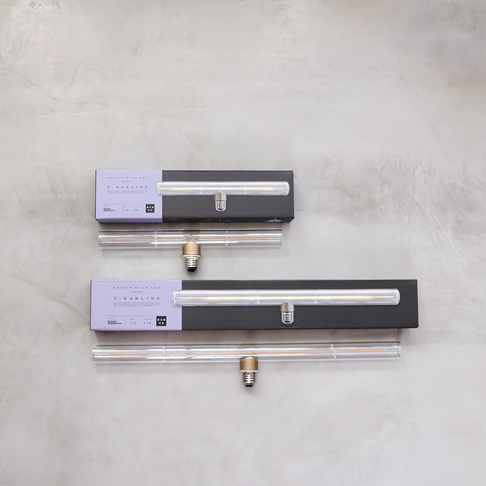 Edison Bulb LED E26 [T-BARLINE] 500mm