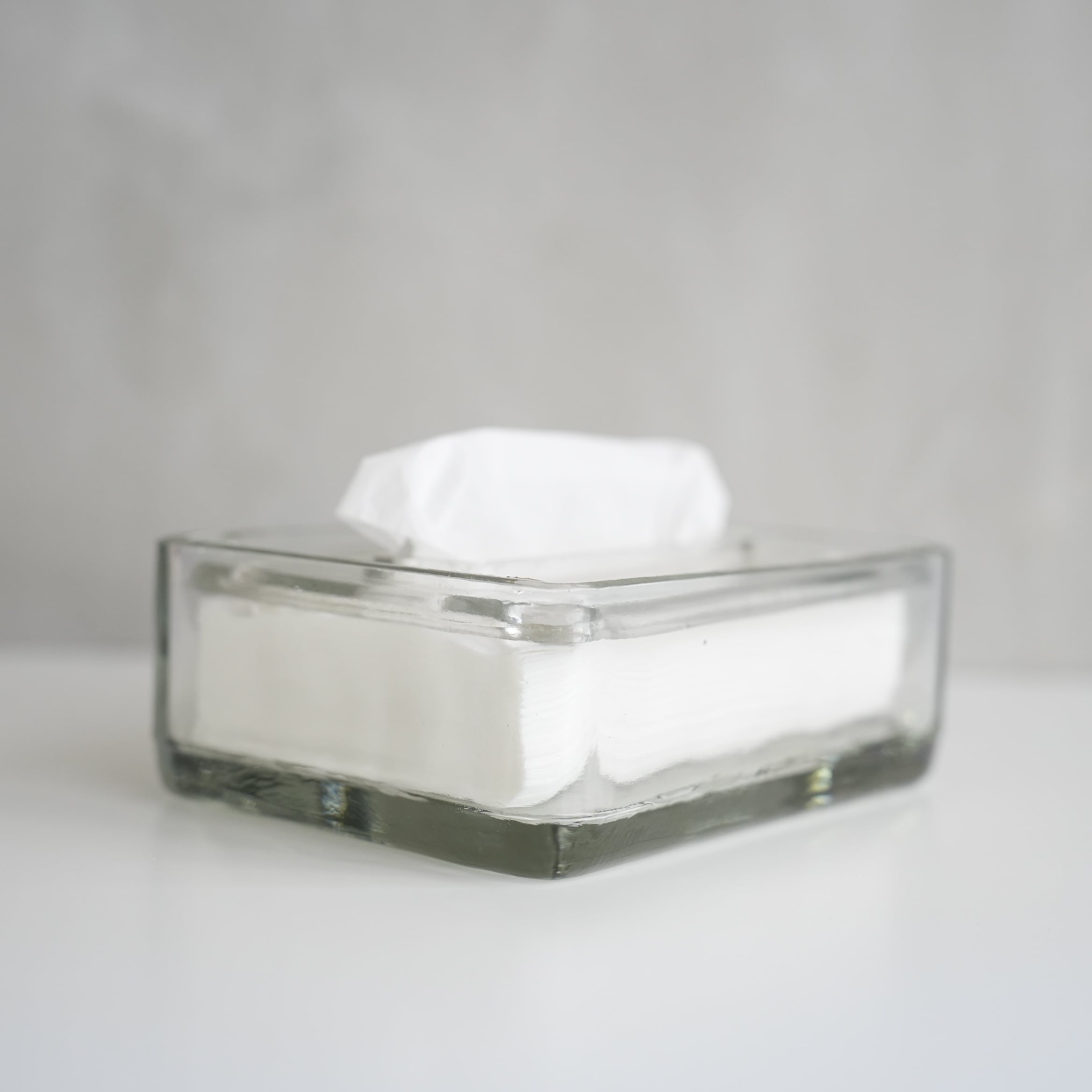 Glass Compact Tissue Case