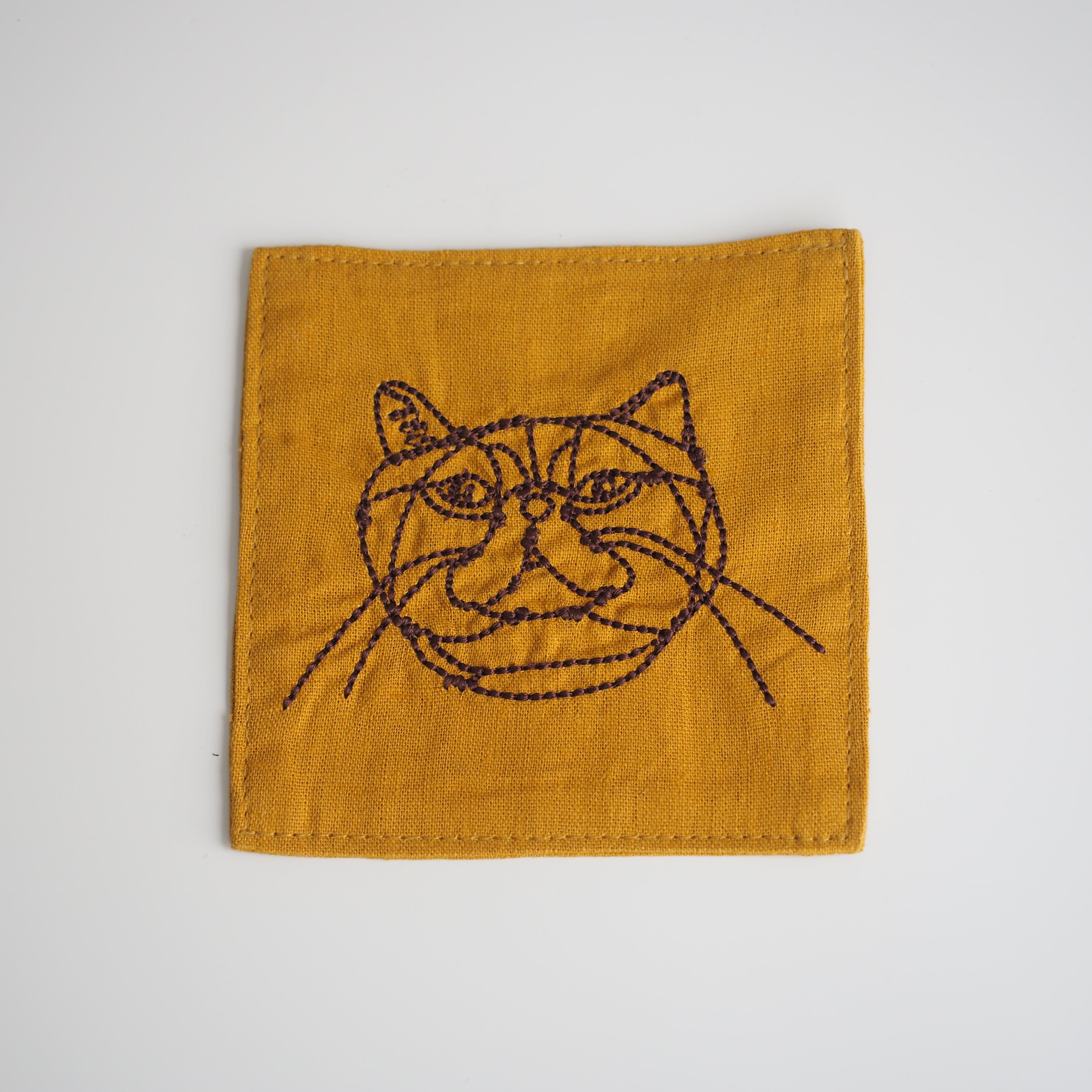 HAyU fabric Coaster Cat B