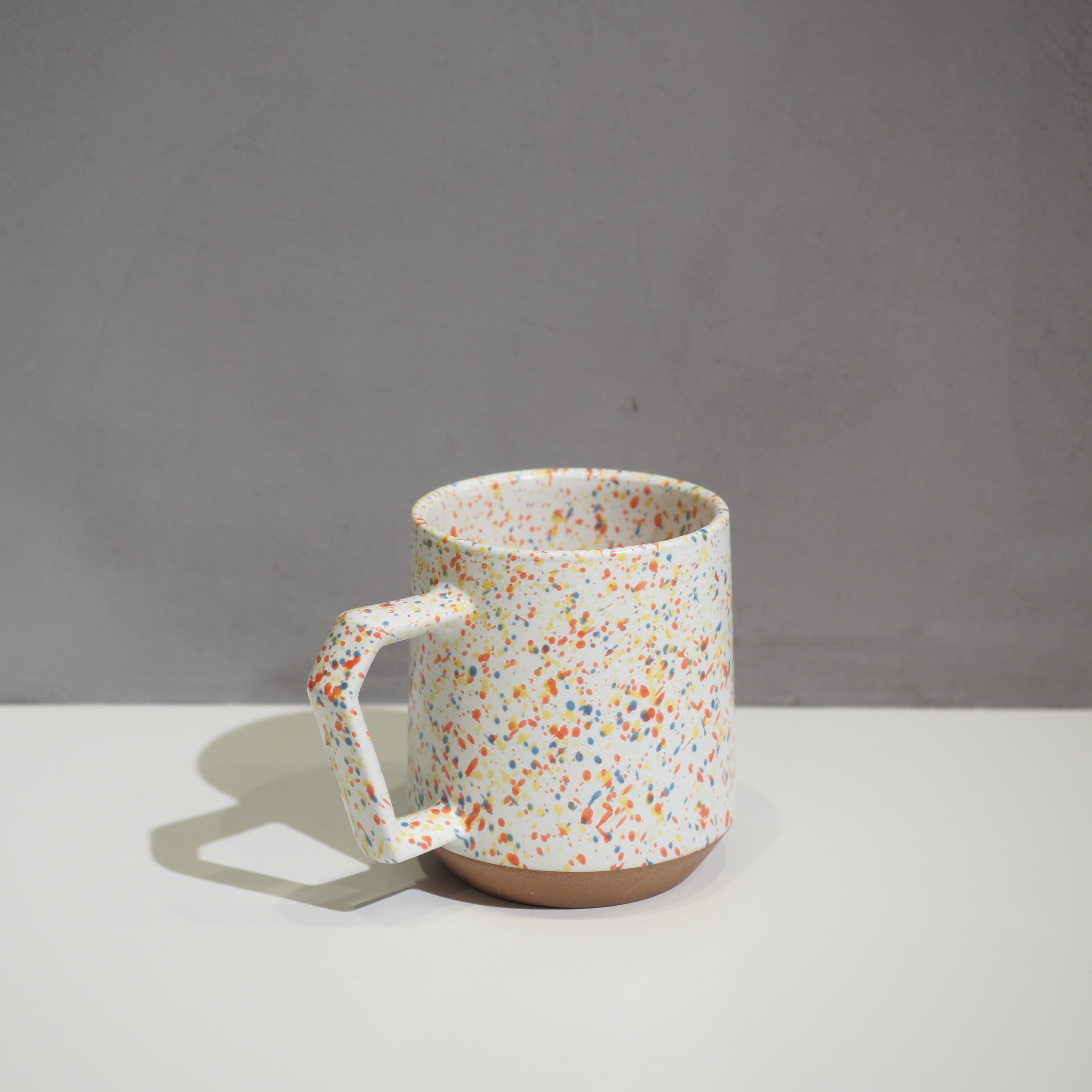 CHIPS MUG SPLASH　WHITE-ORANGE