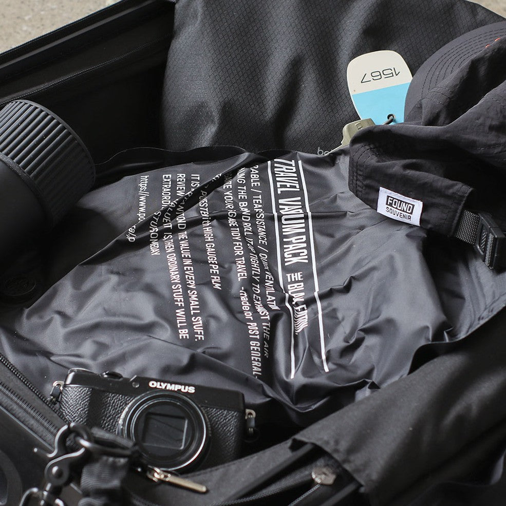 TRAVEL VACUUM PACK　Black