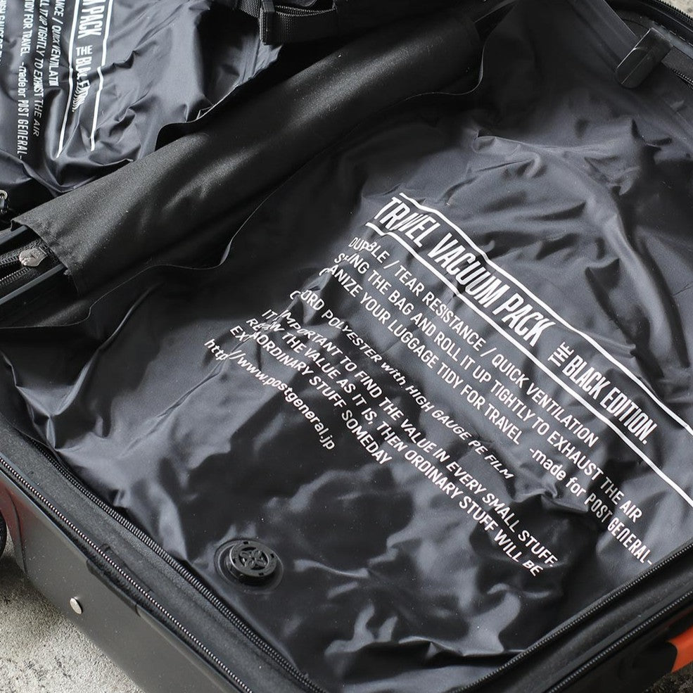 TRAVEL VACUUM PACK　Black