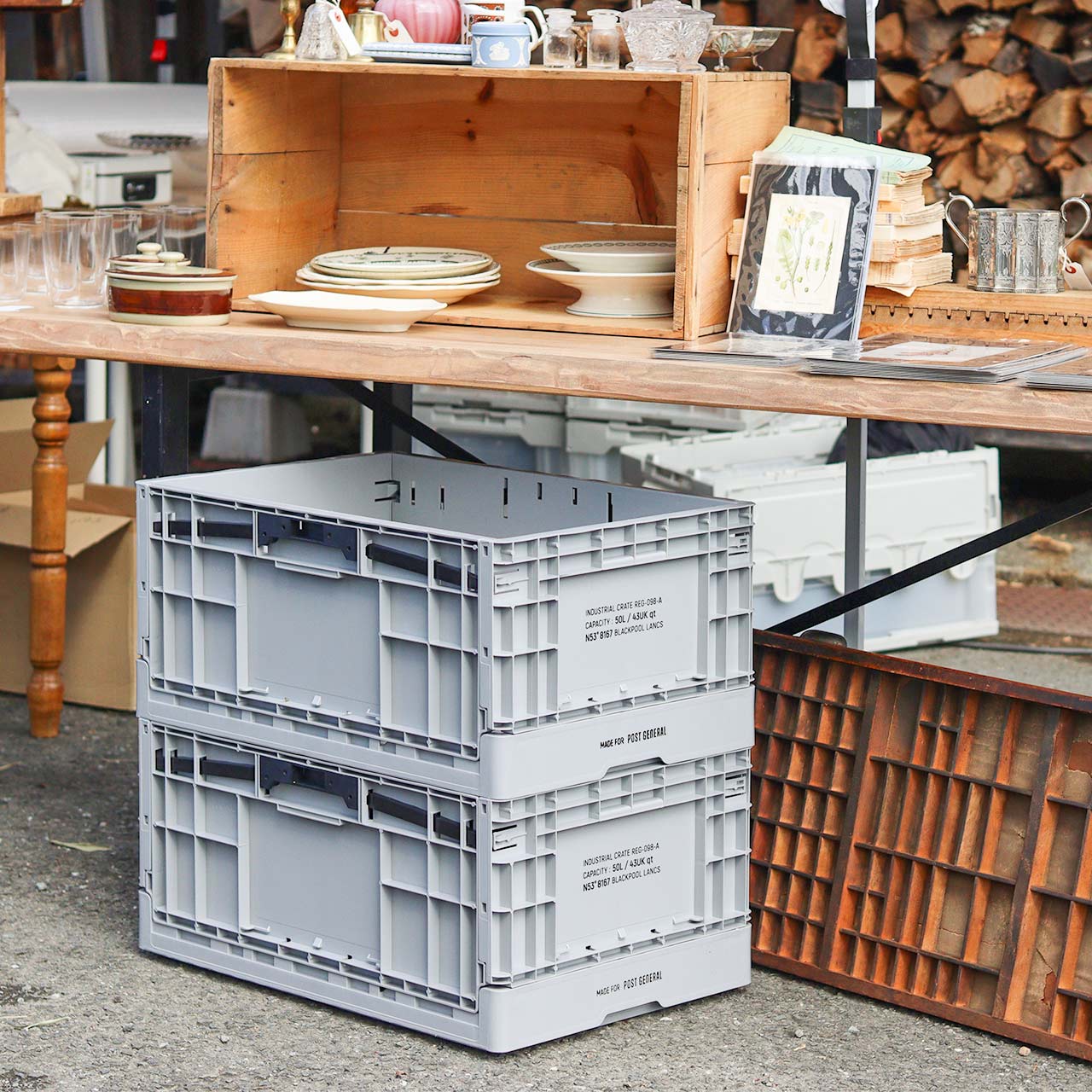 INDUSTRIAL FOLDABLE CRATE