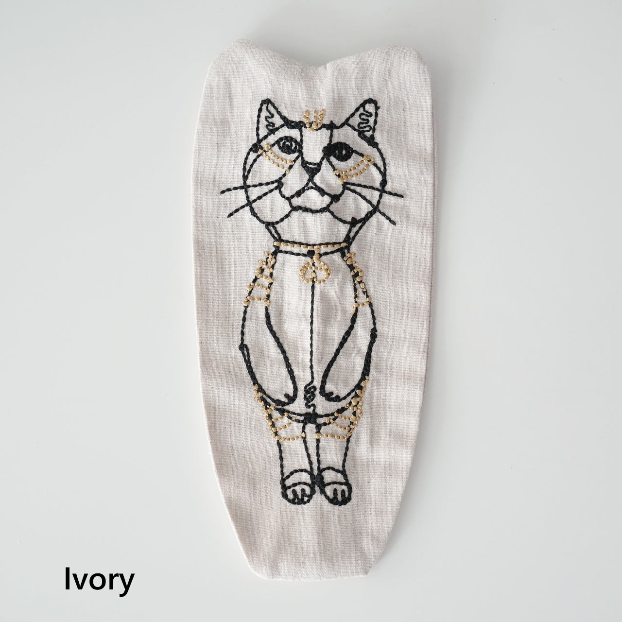 HAyU Embroidered Pencil Case