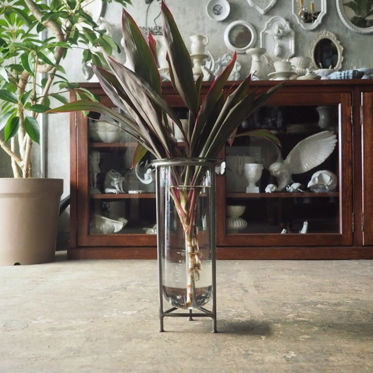 Glass Tube with Stand