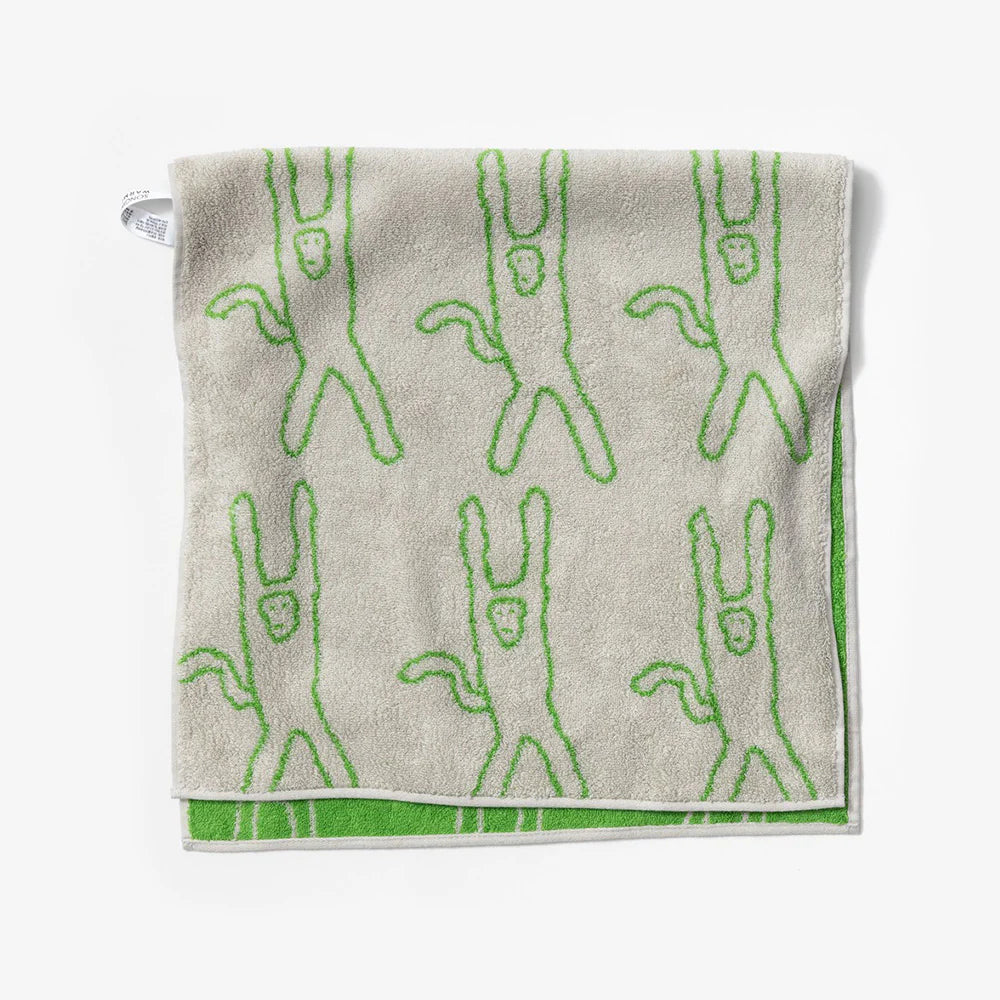 Warmgrey Tail FACE TOWEL